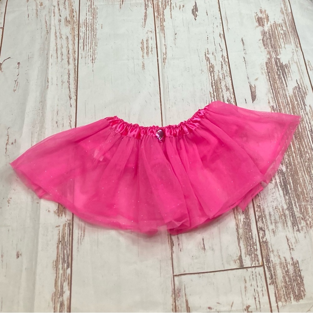 Just Play Fantasy Play Skirt Hot Pink Sparkly Sz 4-6X